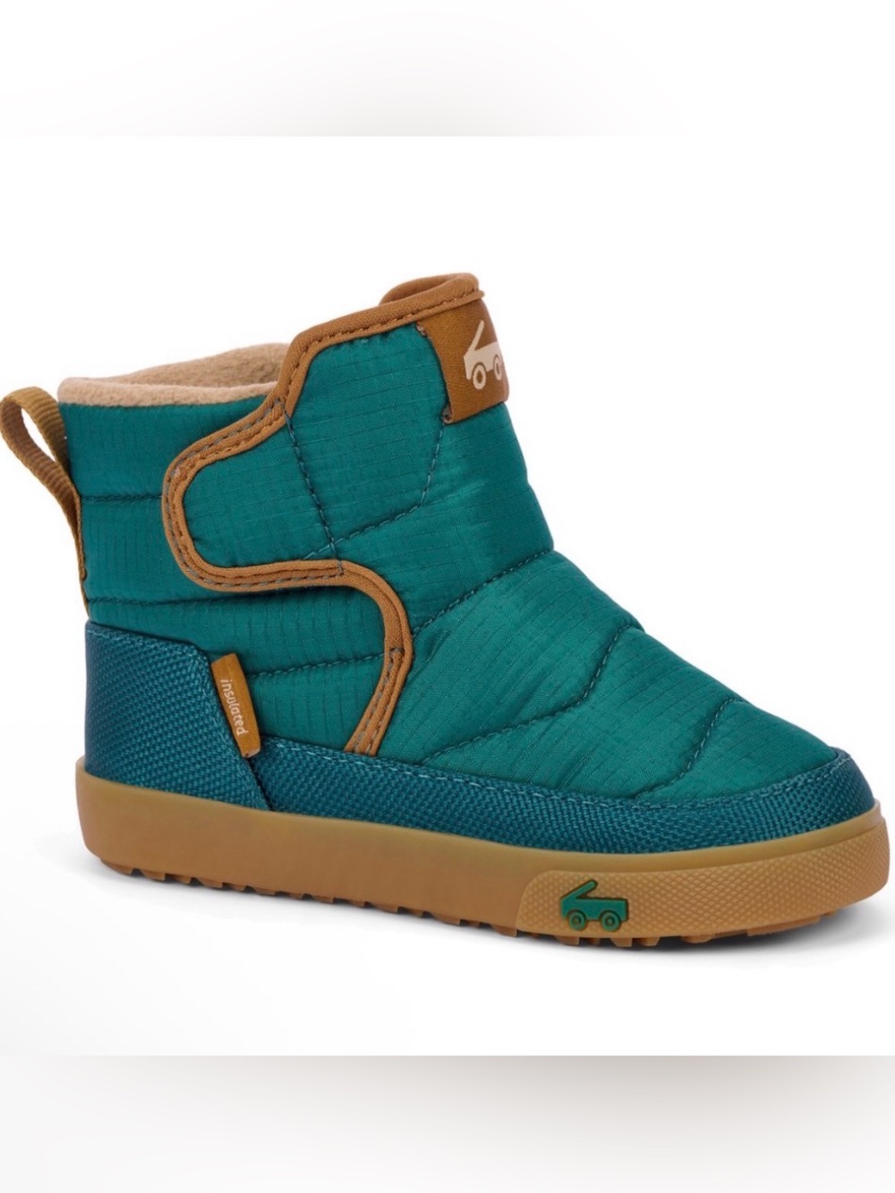 NWT See Kai Run Teddy Boot in Forest Green - Size 8